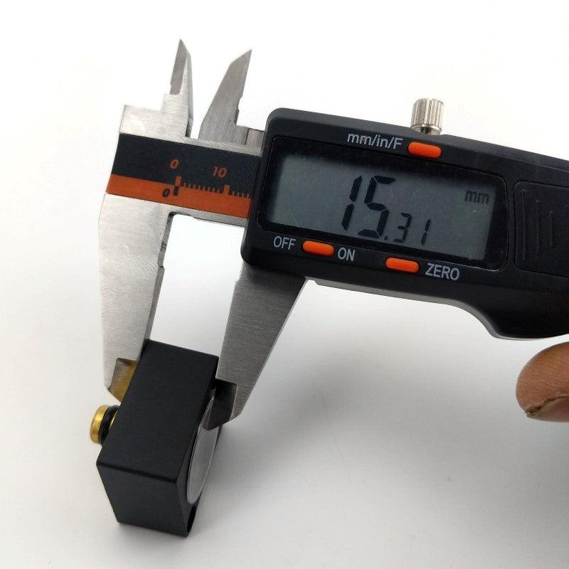Mini gauge 27mm x 27mm x 8mm Radial Stem - 0-15psi - Image 6